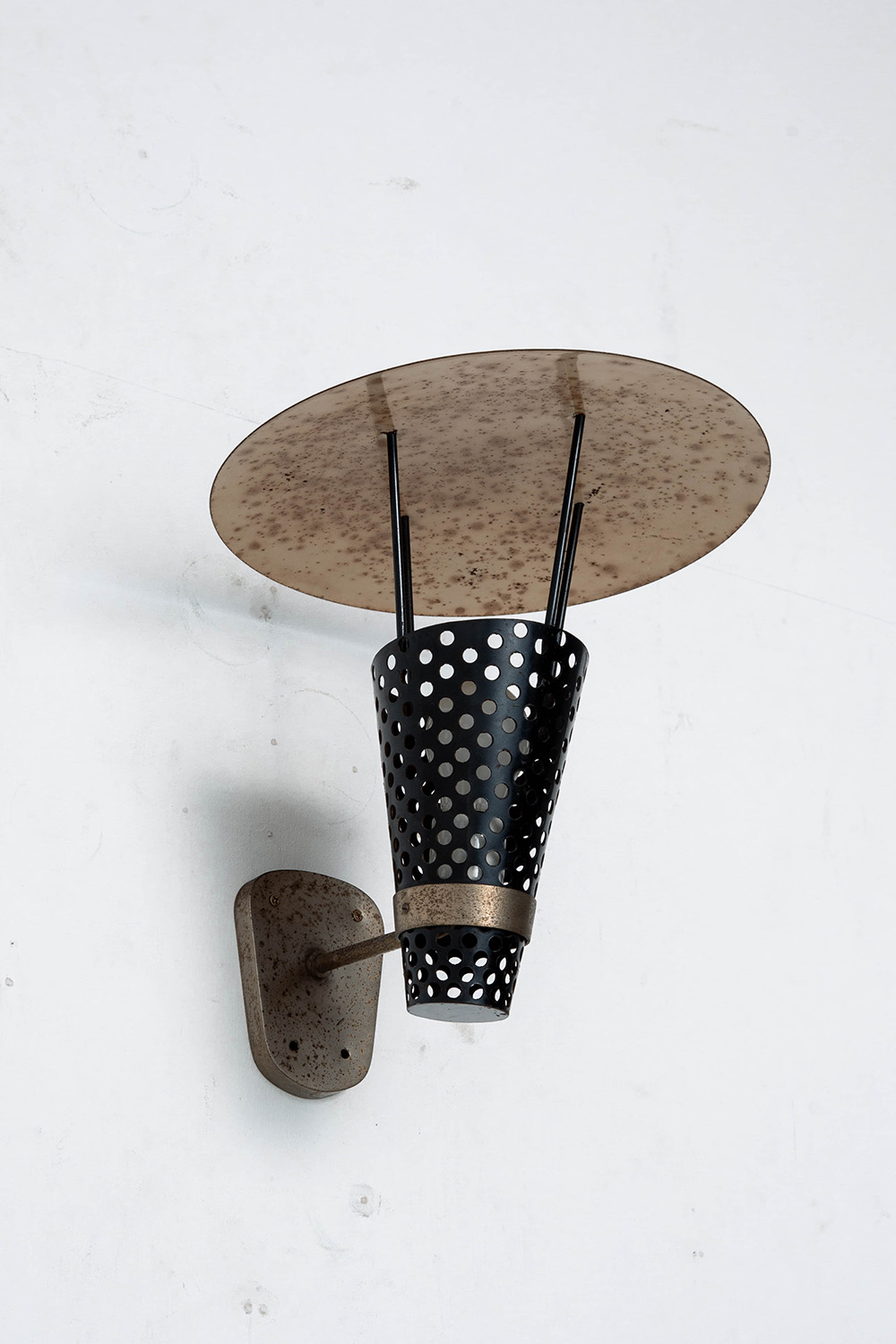 Wall Lamp in Steel and Metal