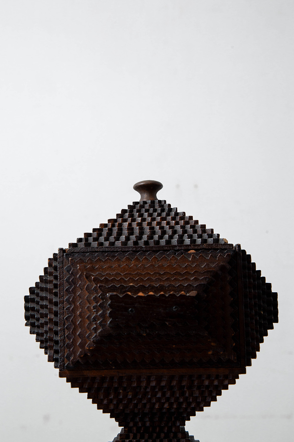 Tramp Art Box in Wood