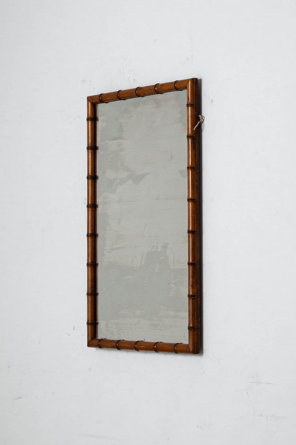 Mirror in Glass and Bamboo