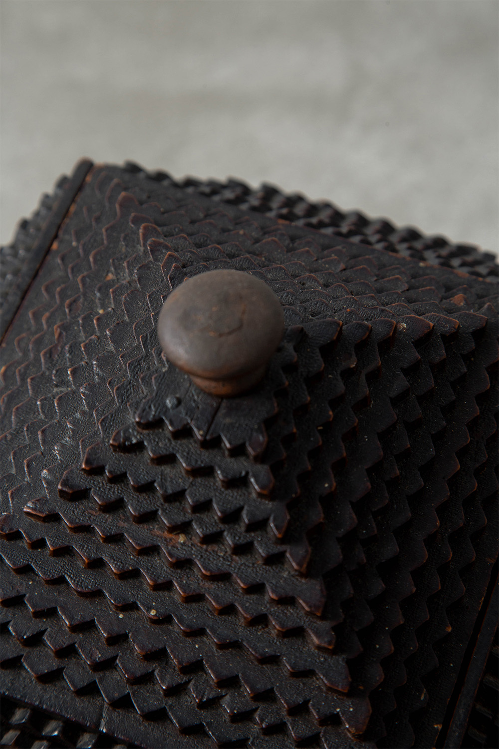 Tramp Art Box in Wood