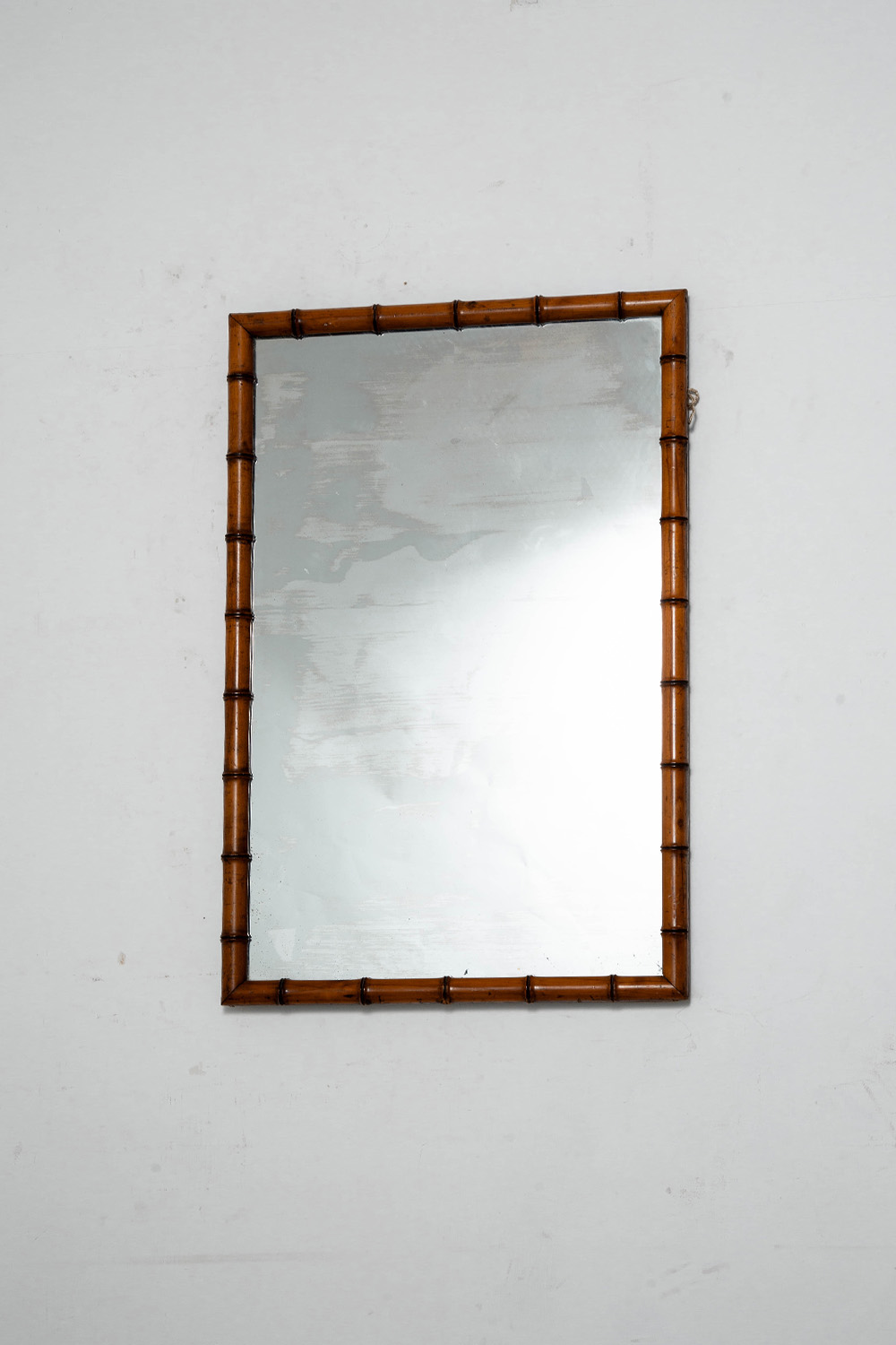 Mirror in Glass and Bamboo