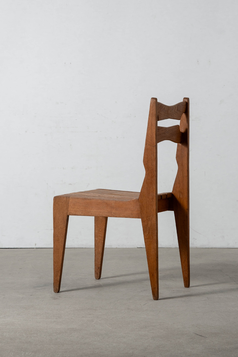 Dining Chair by Guillerme & Chambron in Wood