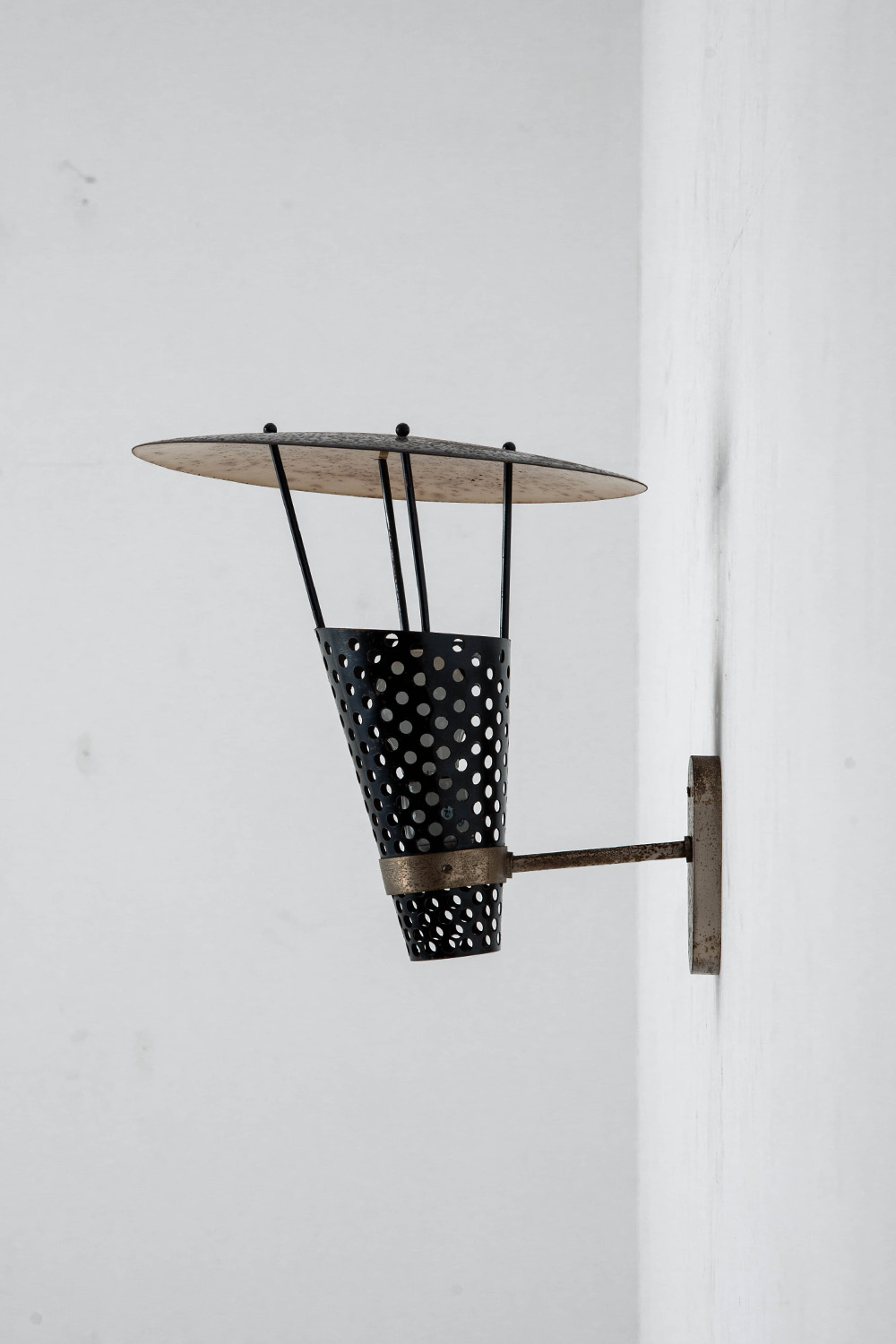 Wall Lamp in Steel and Metal