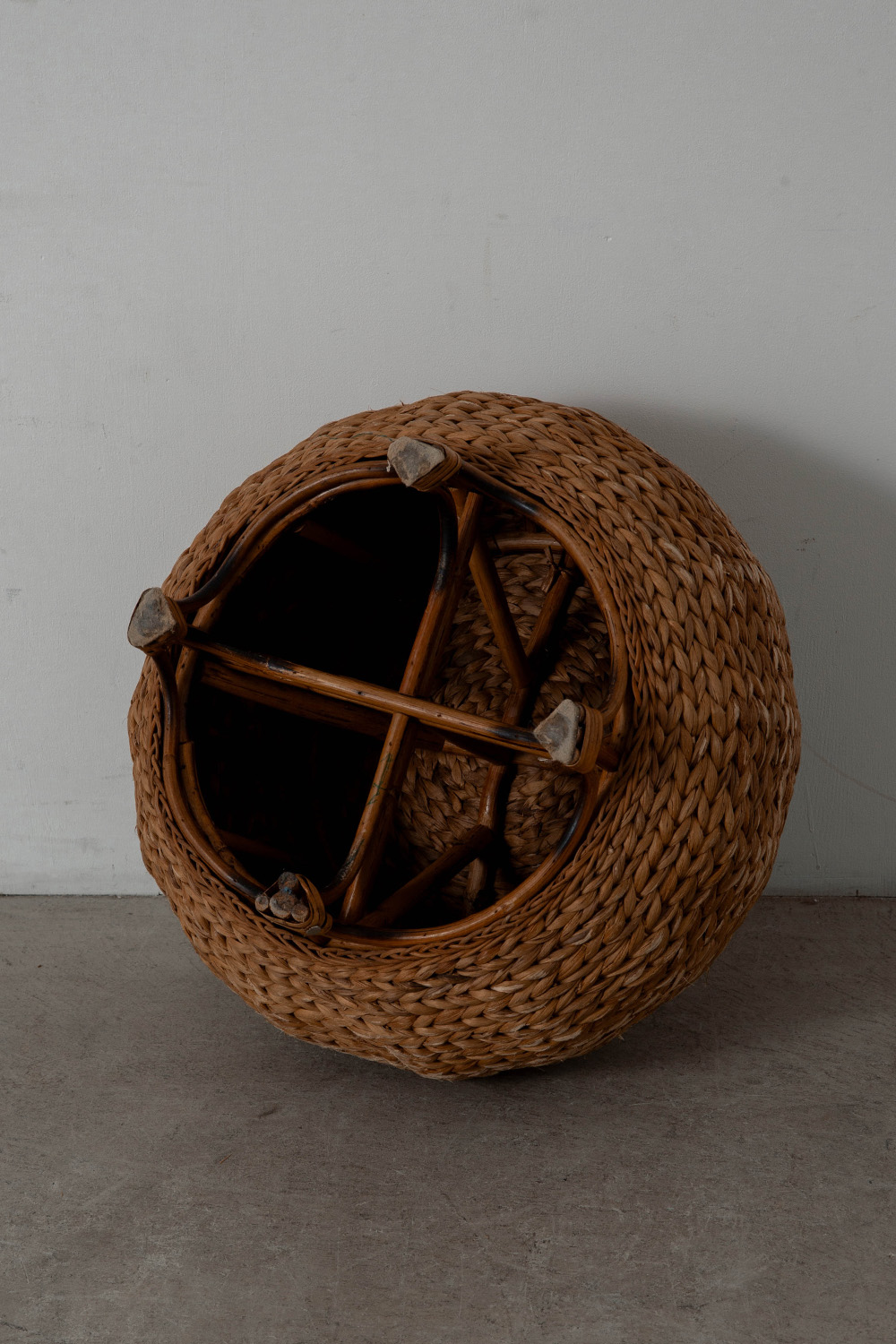 Stool in Seagrass and Wood