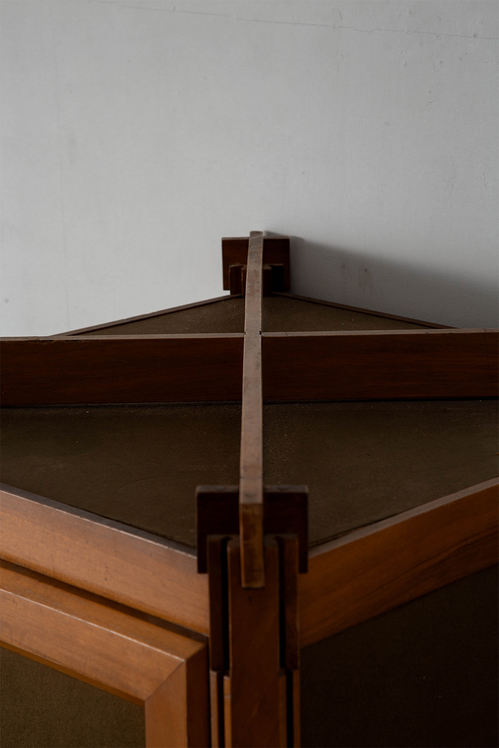 Cabinet in Wood and Fabric