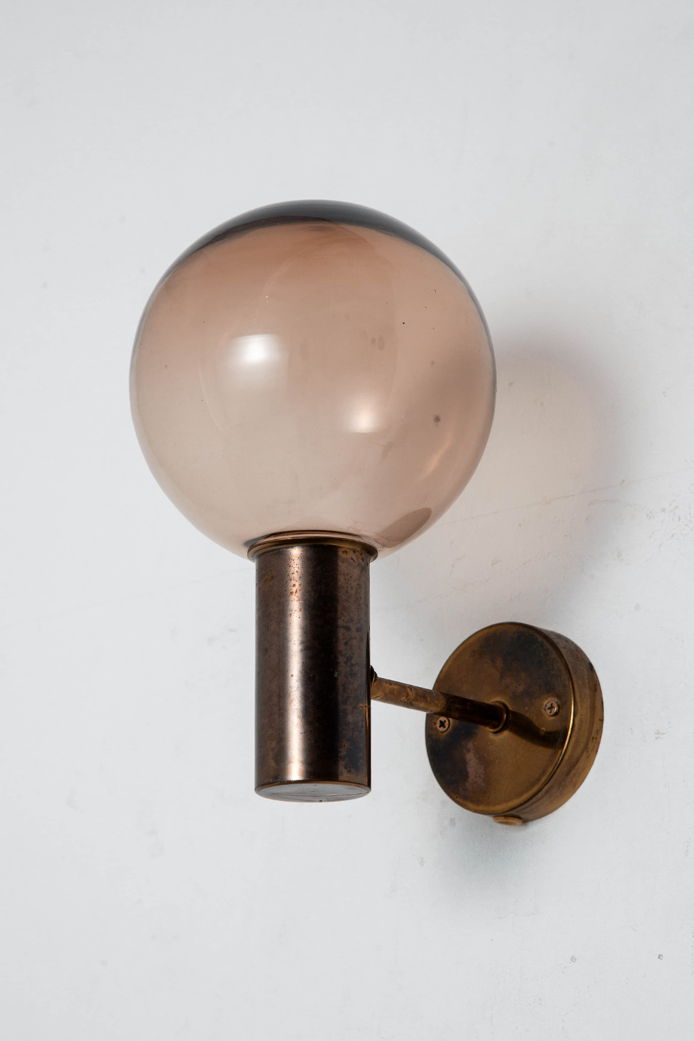 V-149 Wall Lamp by Hans-Agne Jakobsson for Hans-Agne Jakobsson AB in Glass and Brass