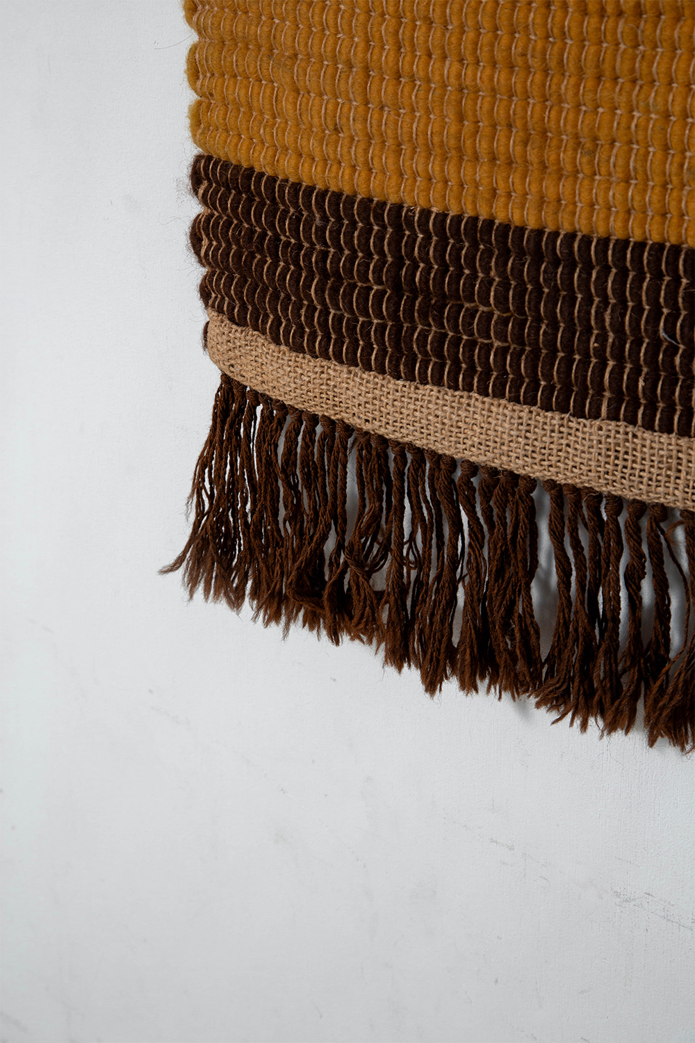 Tapestry in Fabric and Wood