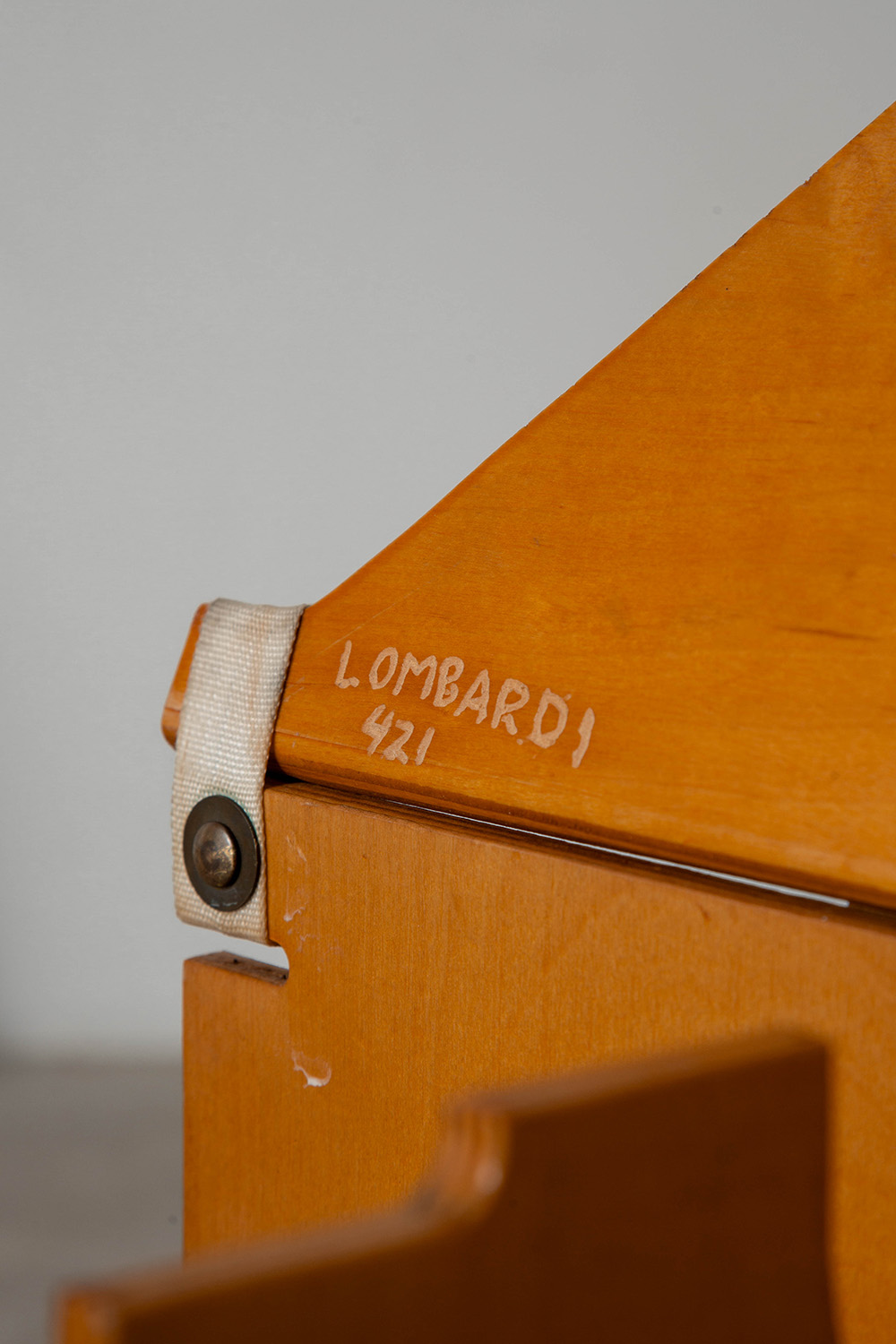 Rooster Folding Stool by Barry Simpson in Wood