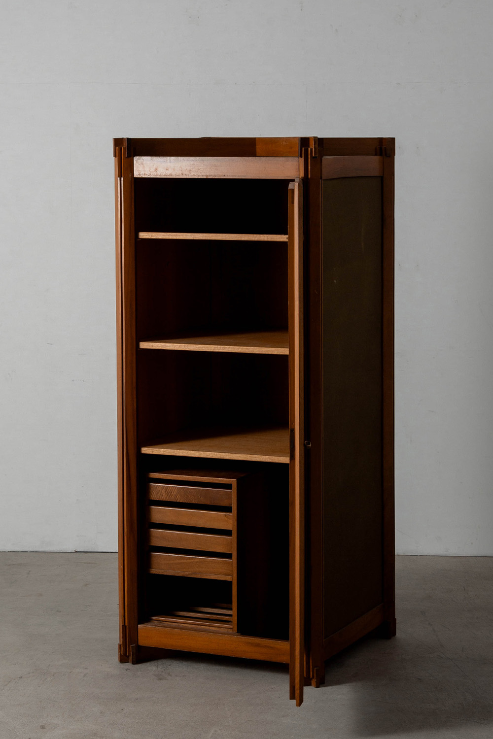 Cabinet in Wood and Fabric