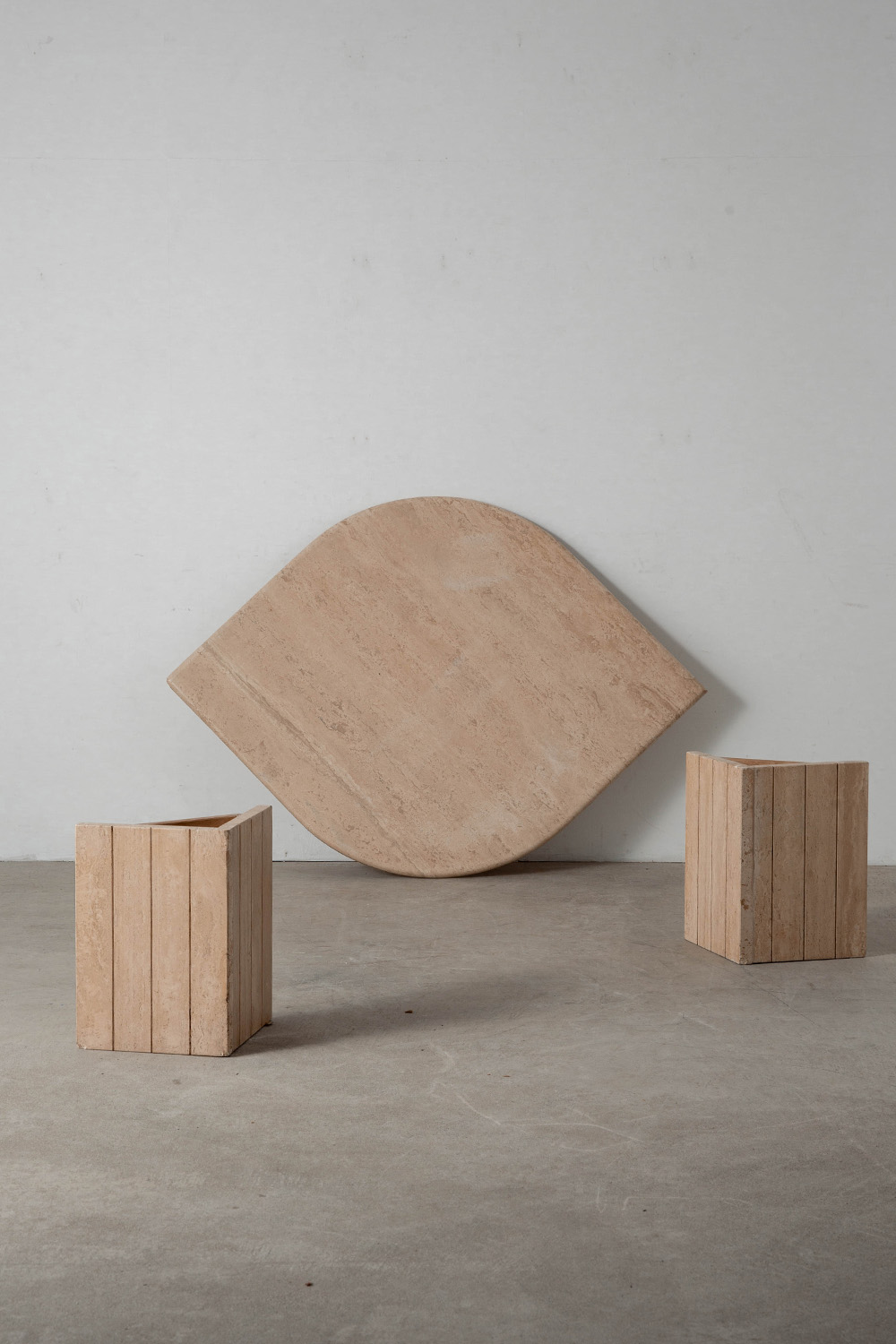 Coffee Table in Travertine