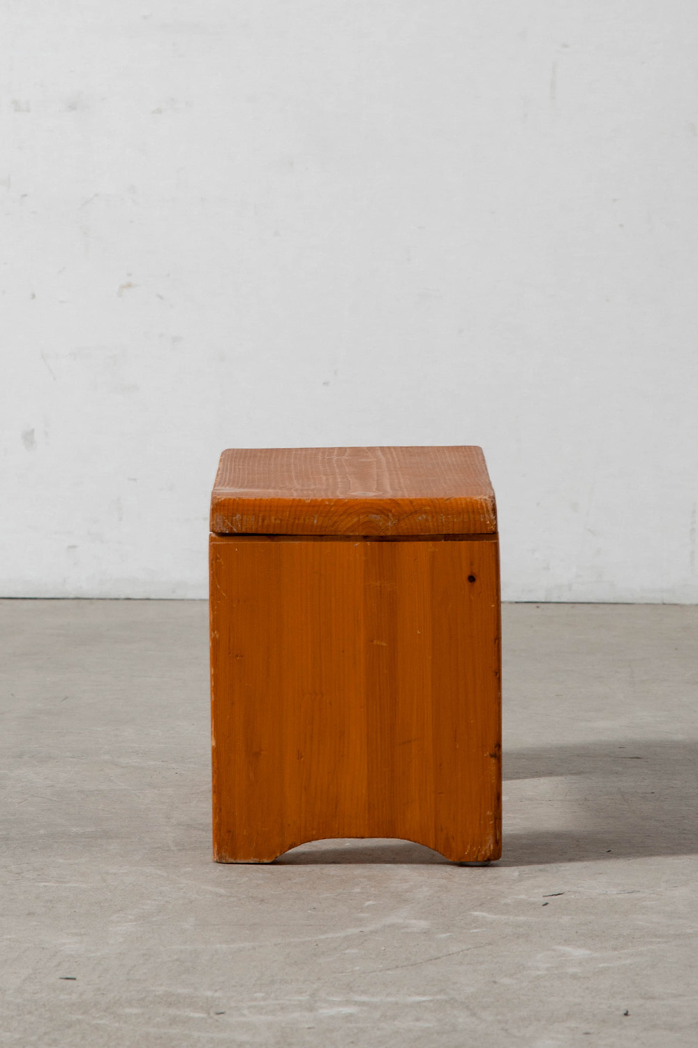 Stool by Charlotte Perriand for Les Arcs in Pine