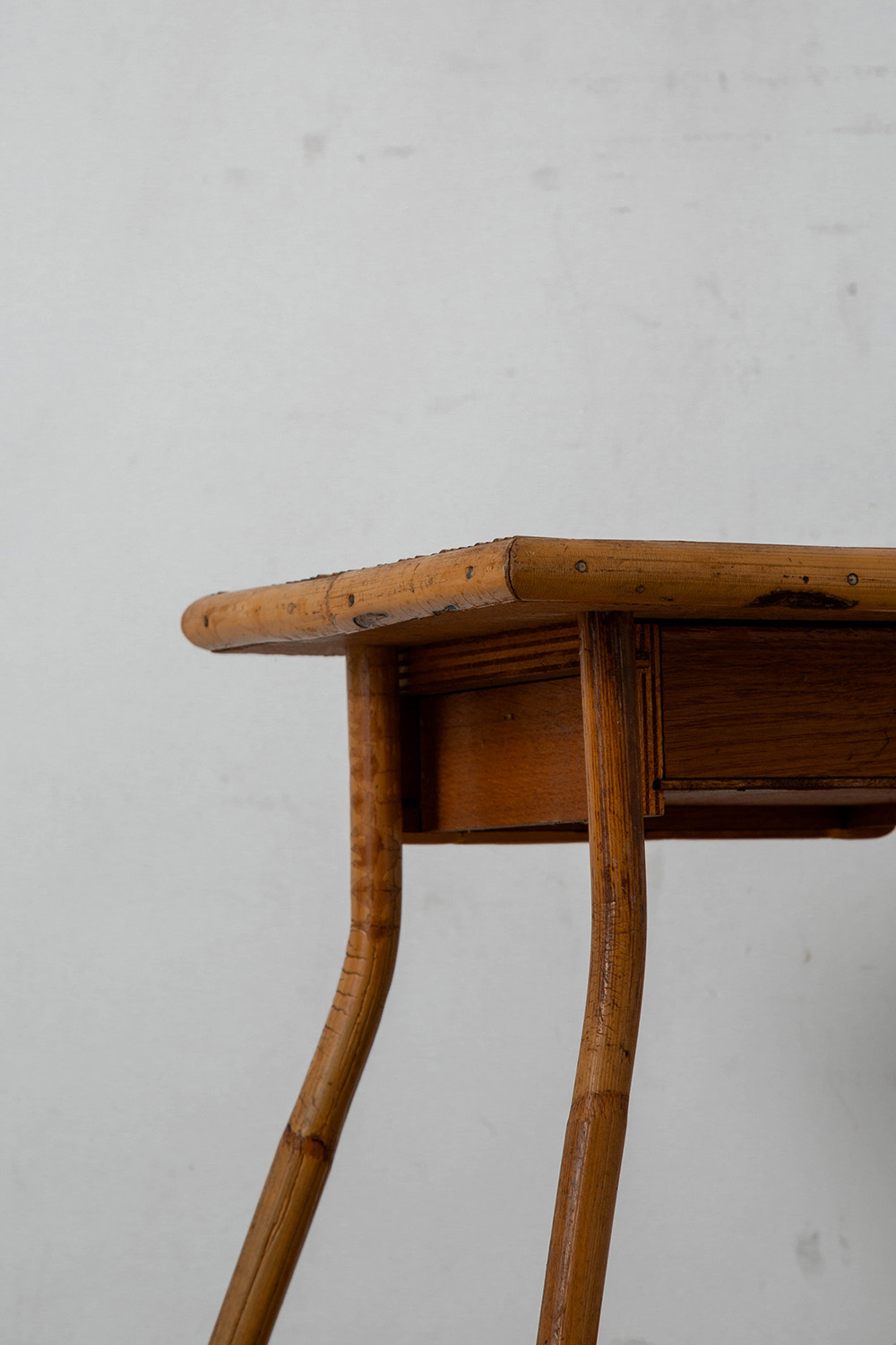 Side Table in Bamboo and Wood