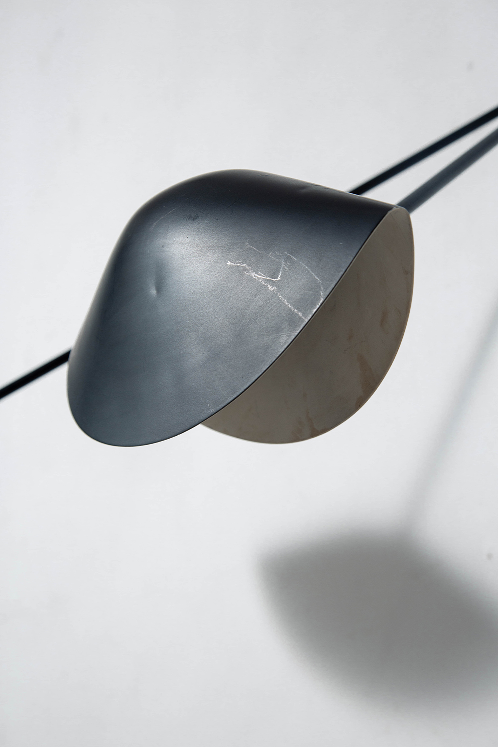 Spider Wall Lamp by Serge Mouille for Les Ateliers Serge Mouille in Steel and Aluminum