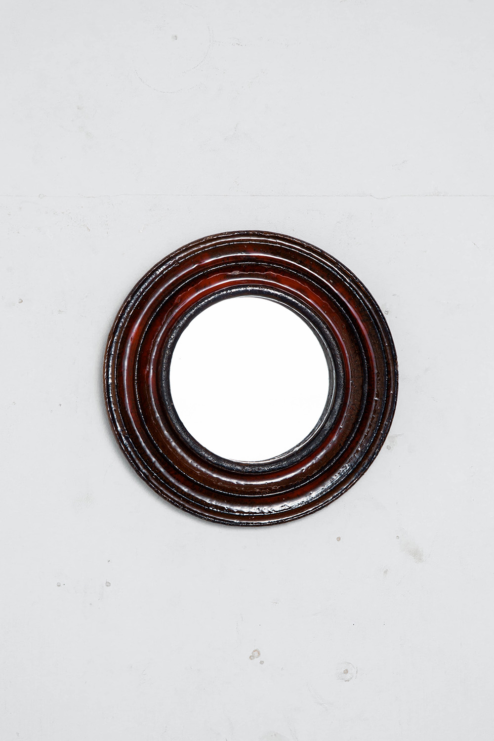Mirror by Gérard Hofmann for VALLAURIS in Glass and Ceramic
