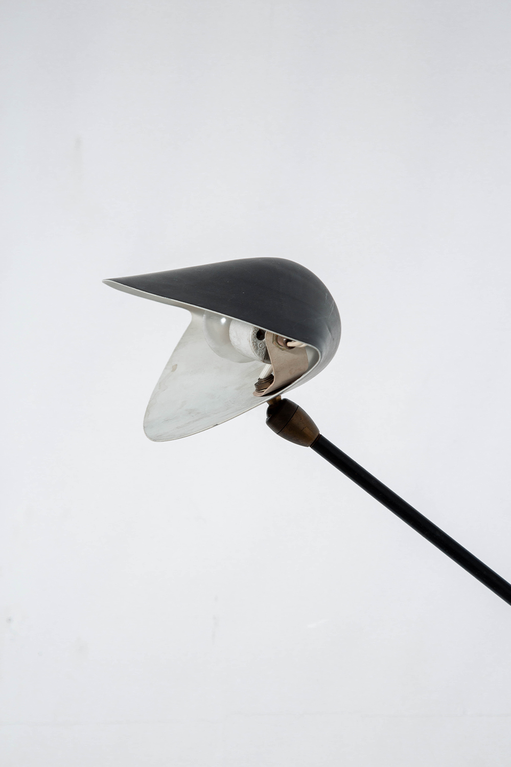 Spider Wall Lamp by Serge Mouille for Les Ateliers Serge Mouille in Steel and Aluminum