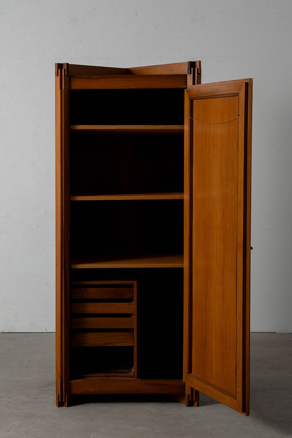 Cabinet in Wood and Fabric