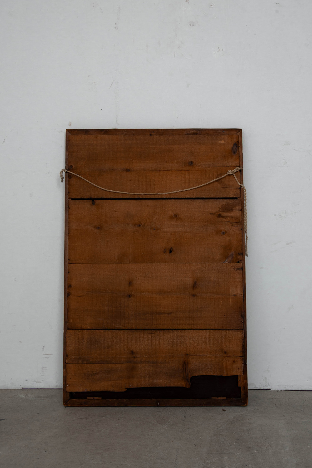 Mirror in Glass and Bamboo