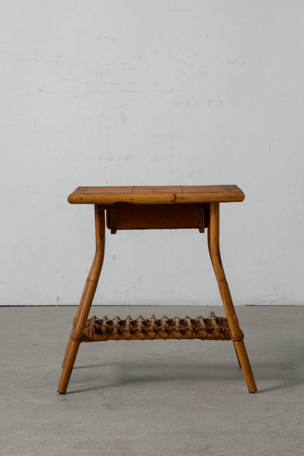 Side Table in Bamboo and Wood