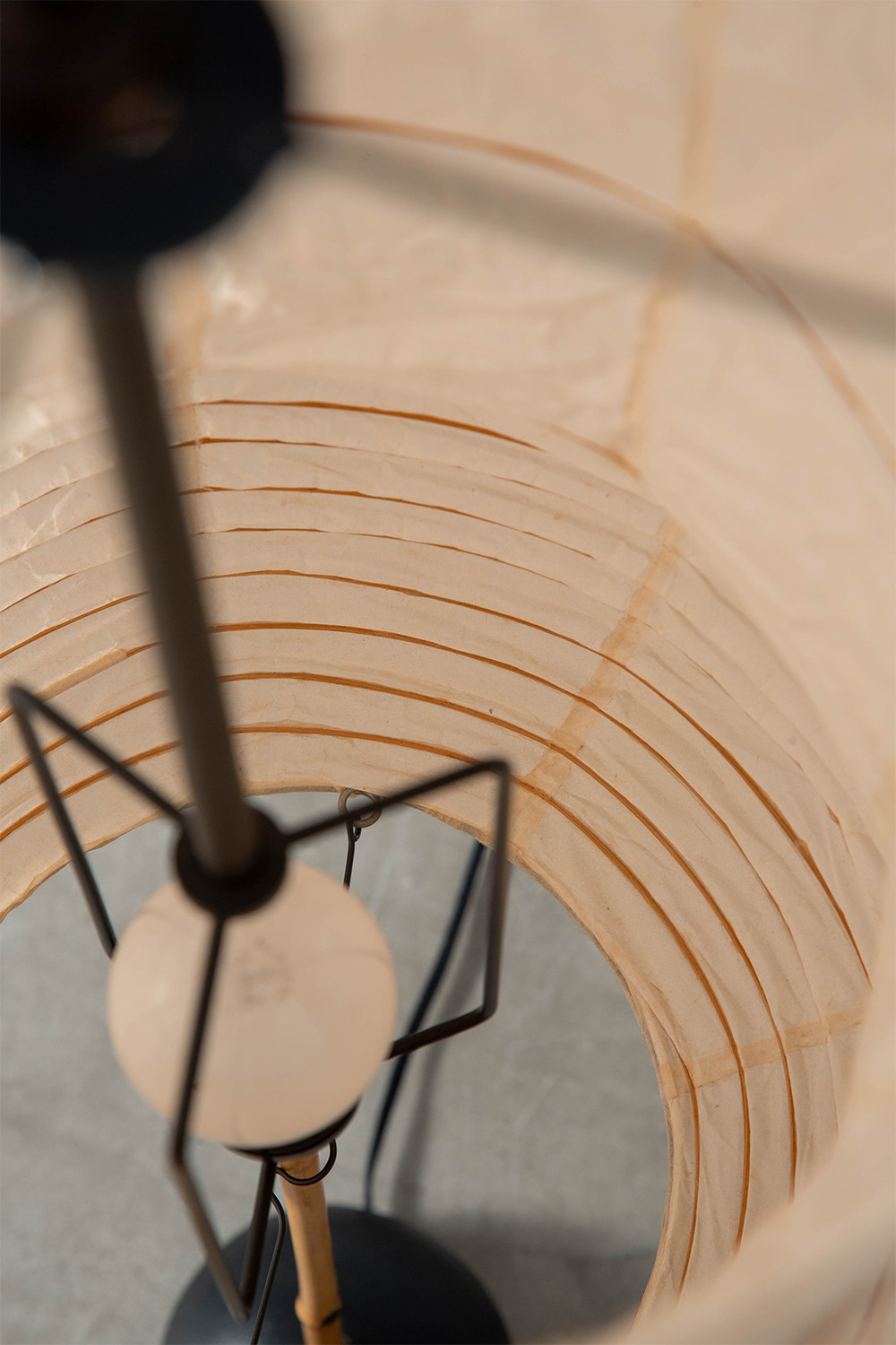 Akari BB2-S1 by Isamu Noguchi in Paper , Bamboo and Steel