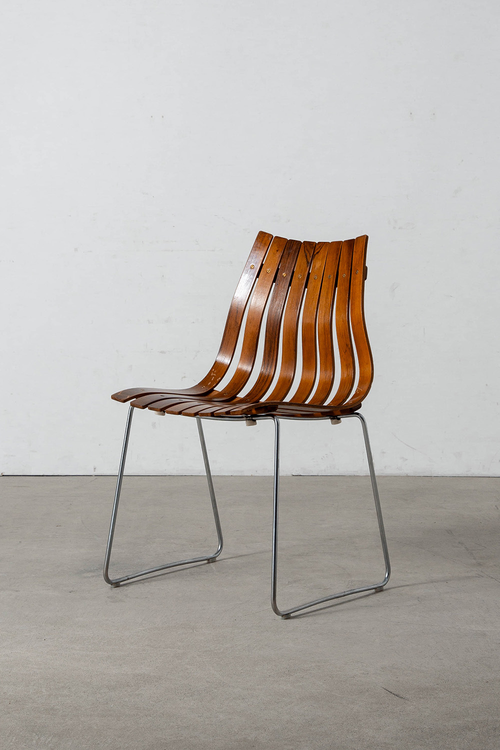 Scandia Junior Chair by Hans Brattrud for Hove Mobler in Teak and Steel