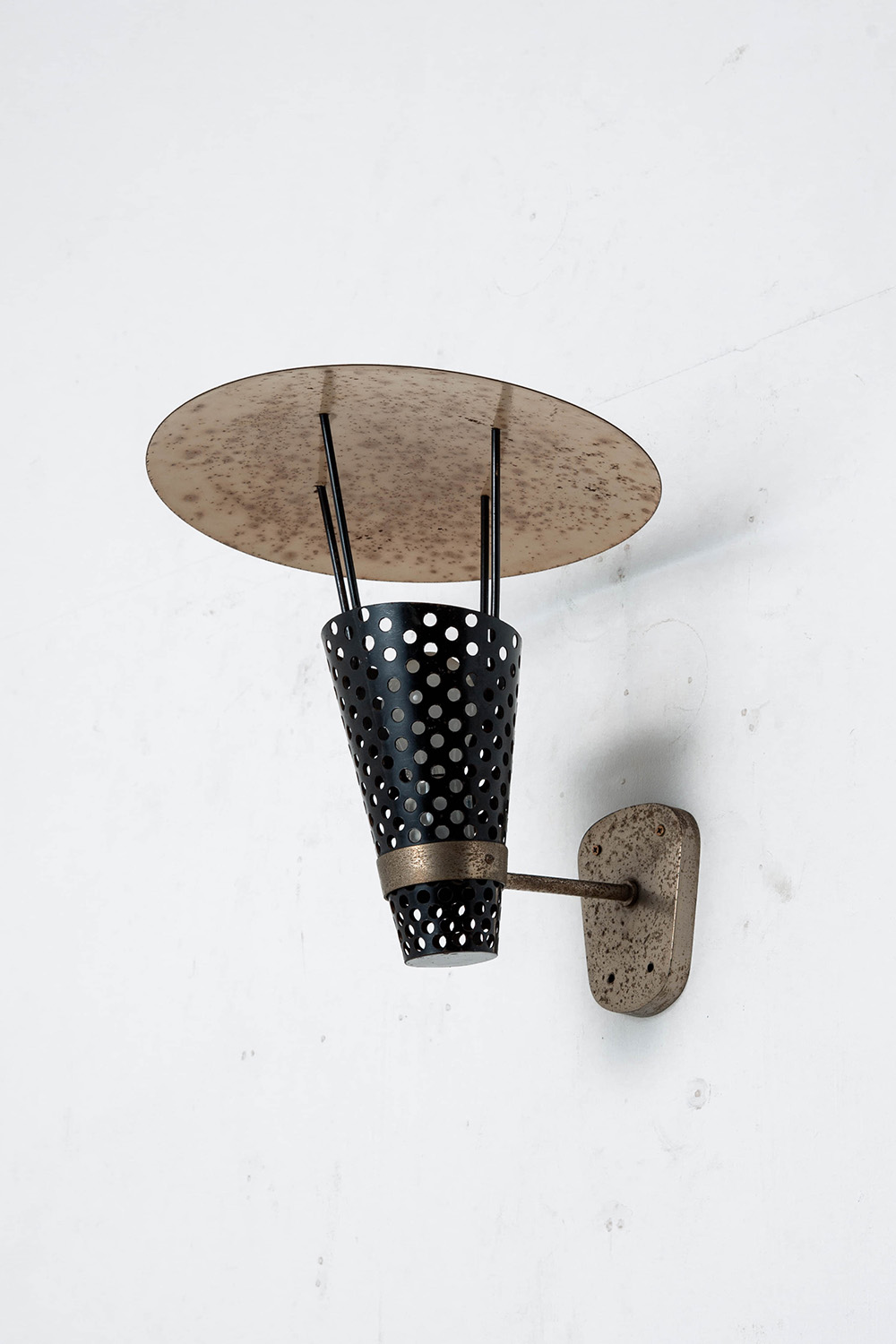 Wall Lamp in Steel and Metal