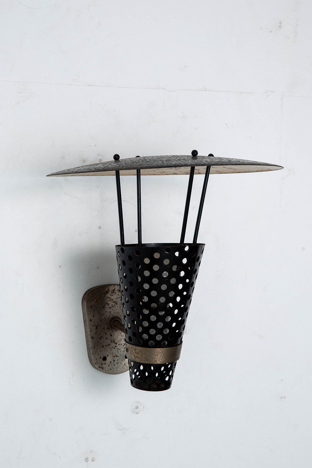 Wall Lamp in Steel and Metal