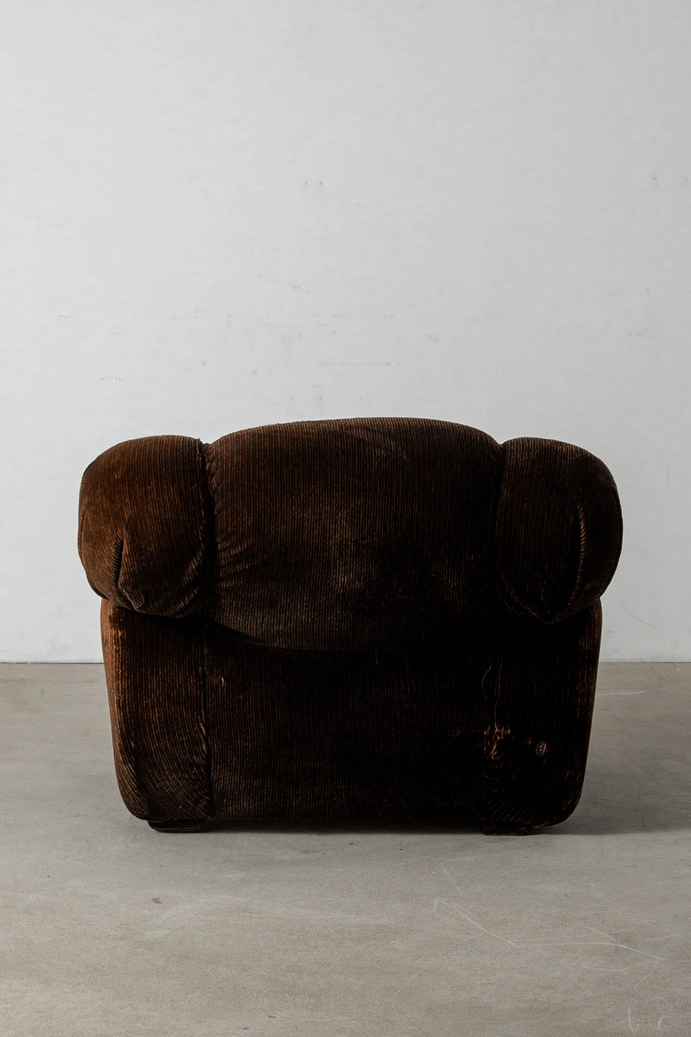 Lonuge Chair for B&T Gruppo Industriale Salotti in Fabric and Chrome