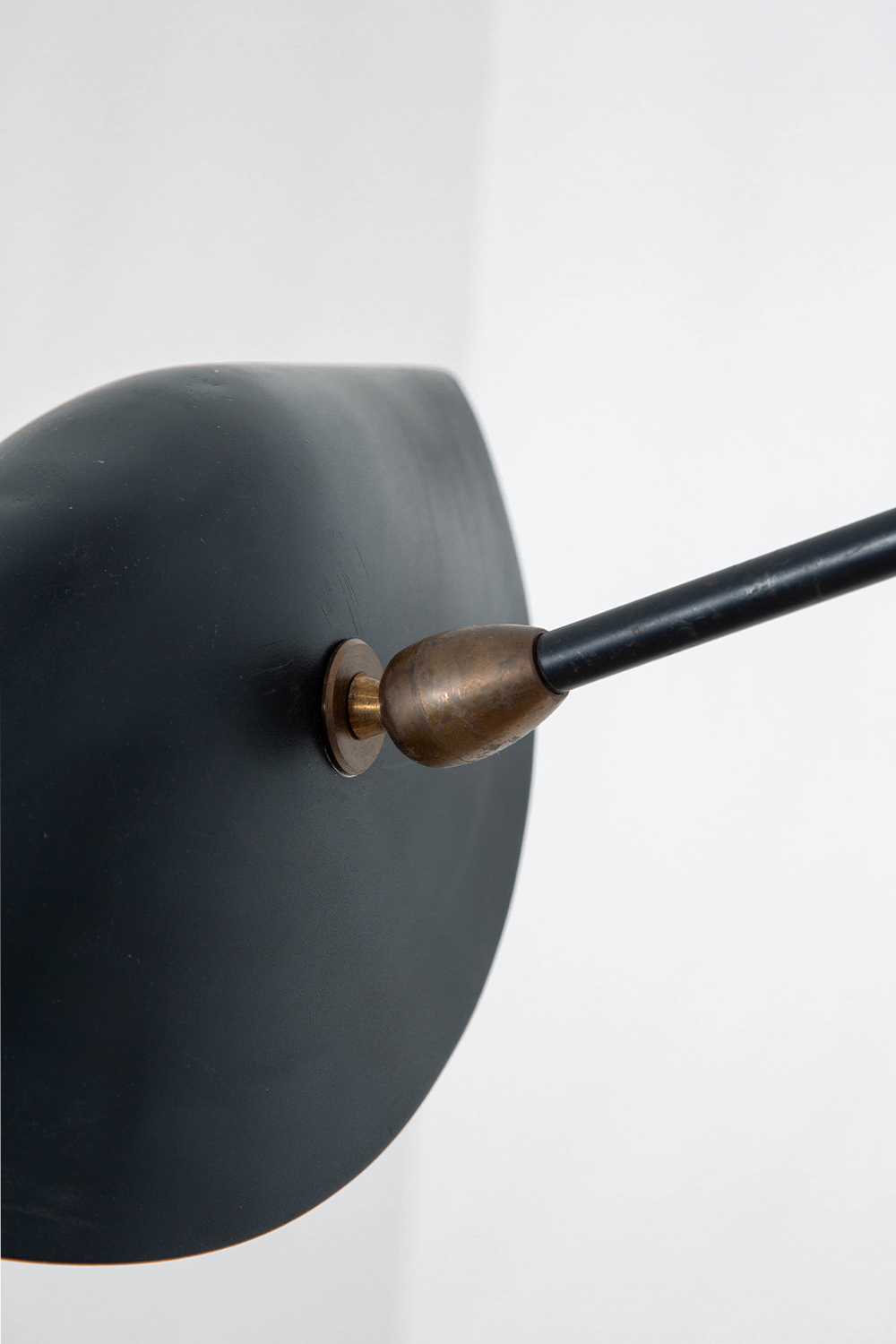 Spider Wall Lamp by Serge Mouille for Les Ateliers Serge Mouille in Steel and Aluminum