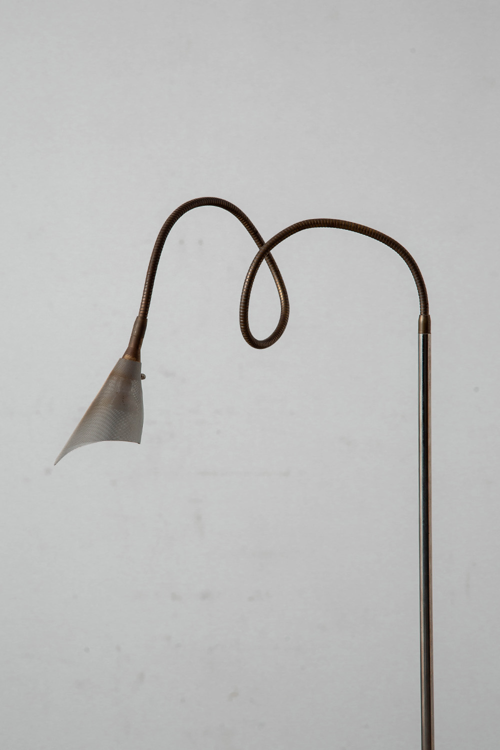 Floor Lamp by Enzo Catellani for Catellani & Smith in Steel , Brass and Metal