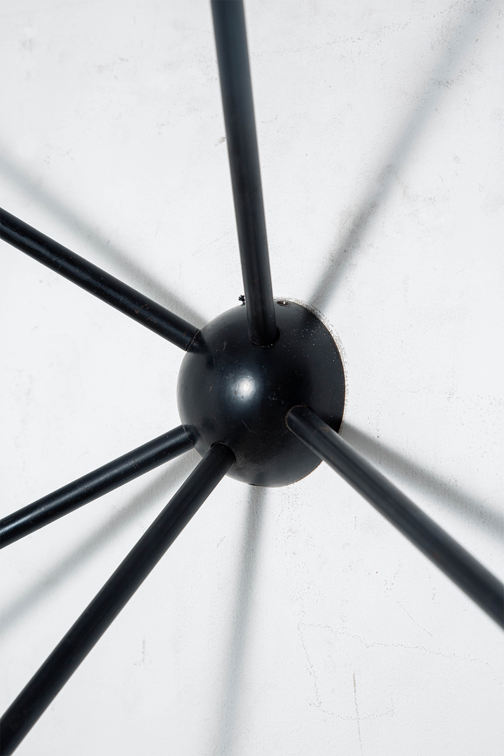Spider Wall Lamp by Serge Mouille for Les Ateliers Serge Mouille in Steel and Aluminum