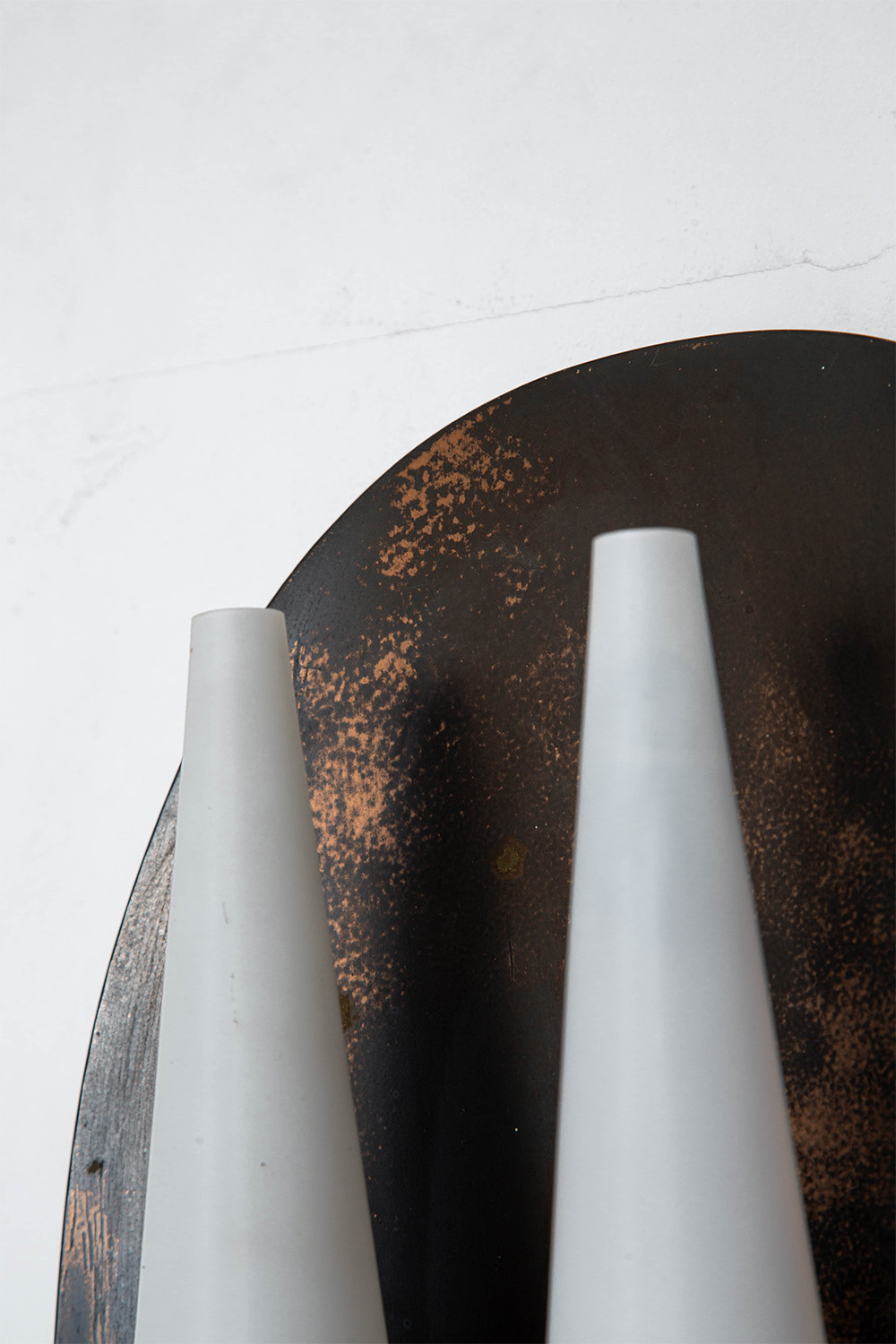 Wall Lamp by Hans-Agne Jakobsson for Hans-Agne Jakobsson AB in Glass and Brass