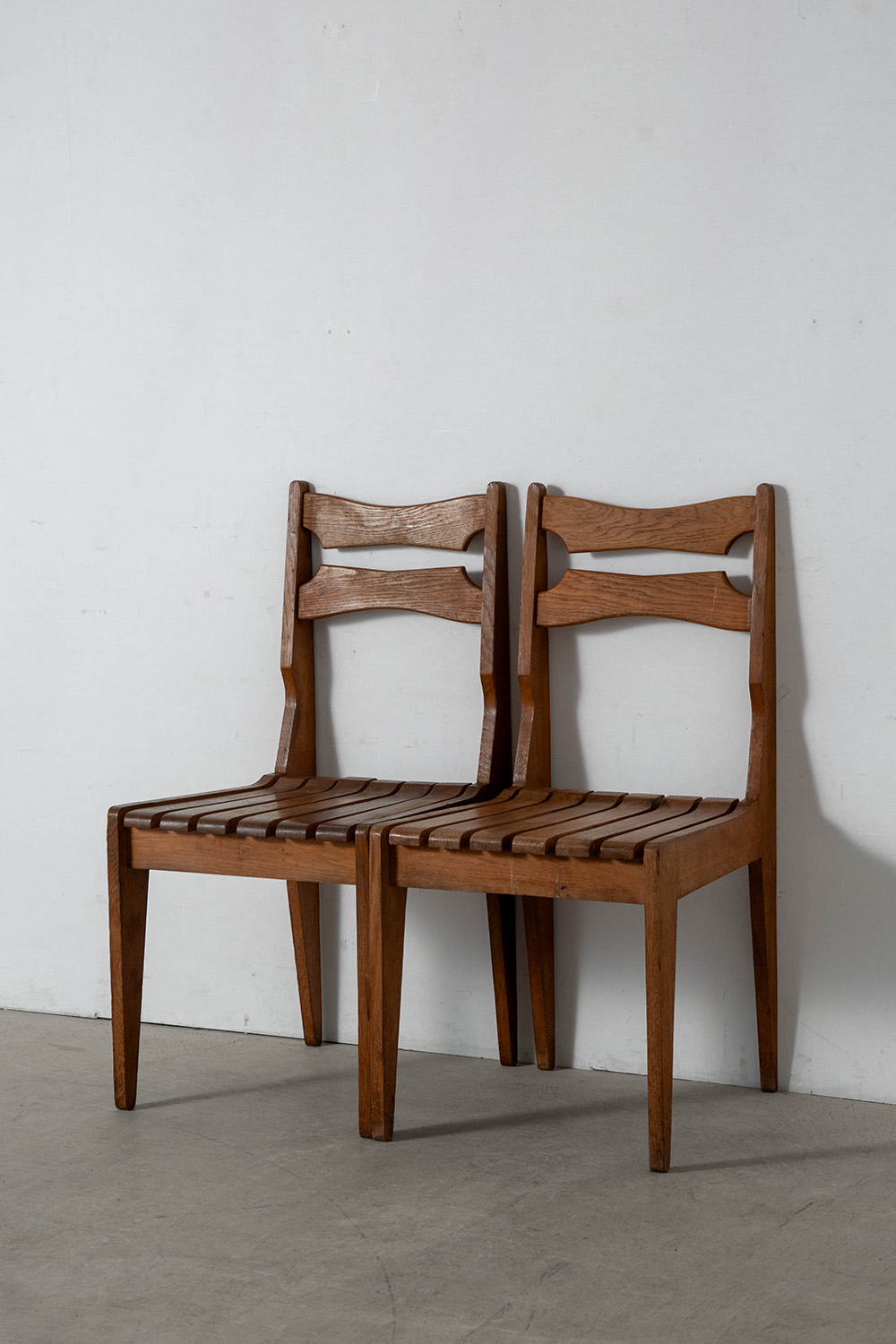 Dining Chair by Guillerme & Chambron in Wood
