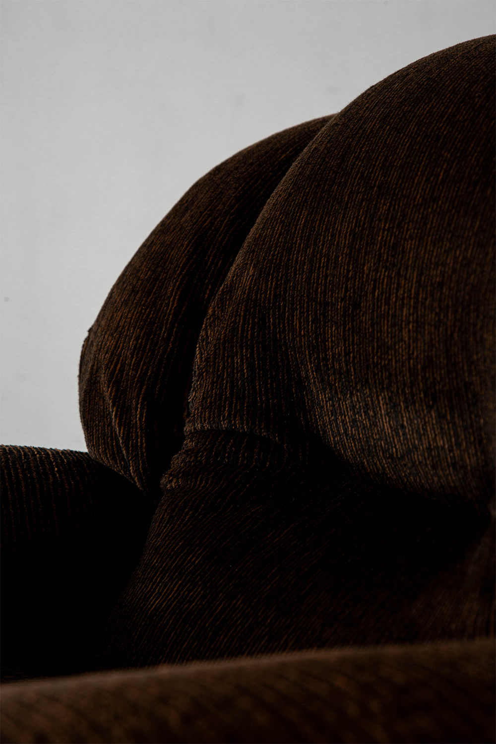 Lonuge Chair for B&T Gruppo Industriale Salotti in Fabric and Chrome