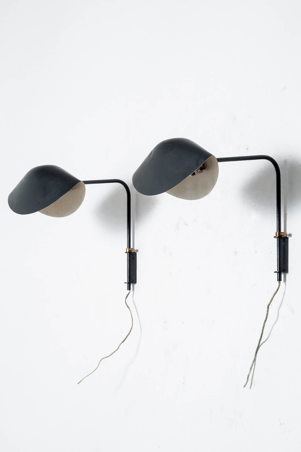 Antony Wall Lamp by Serge Mouille for Les Ateliers Serge Mouille in Steel and Aluminum
