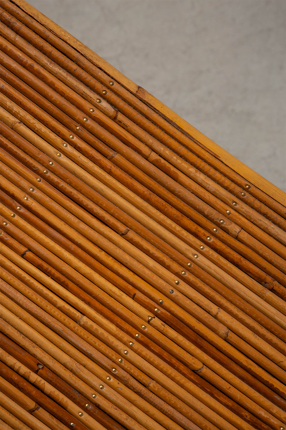 Side Table in Bamboo and Wood