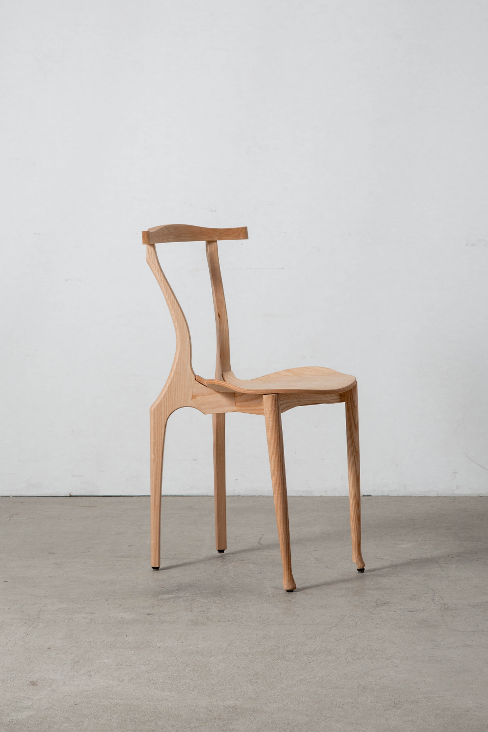 Gaulinetta Chair by Oscar Tusquets for BD Barcelona in Ash and Brown