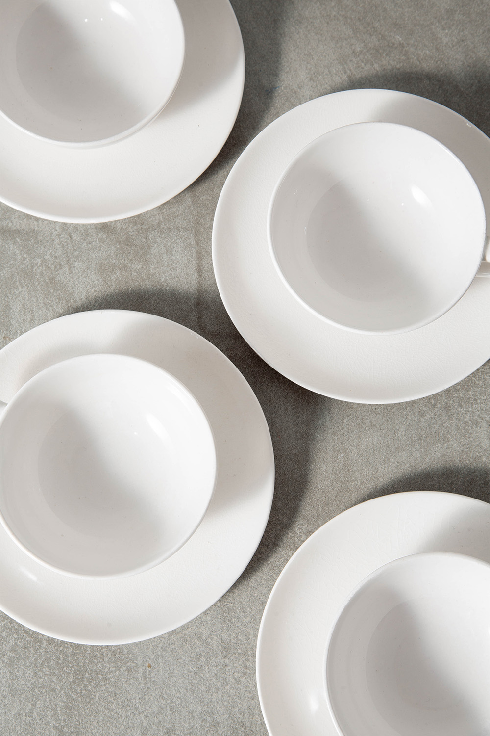 Tea Cup & Saucer Set by Sori Yanagi for Matsumura & Co in Ceramic