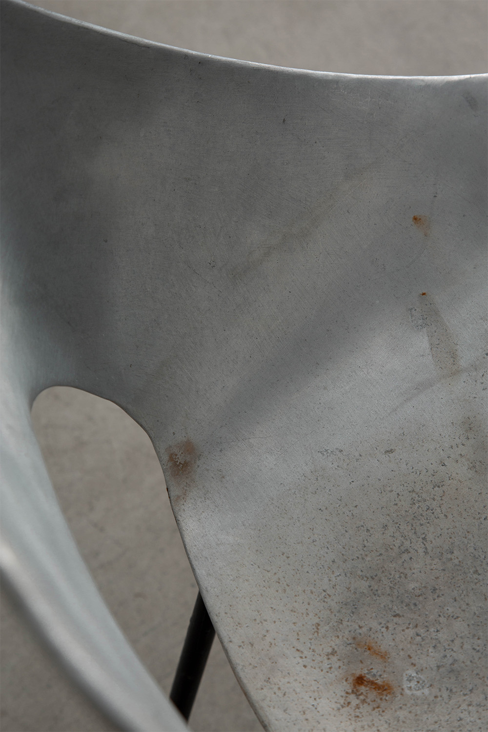 Tulip Chair by Pierre Guariche for Maison du Monde in Aluminium and Steel