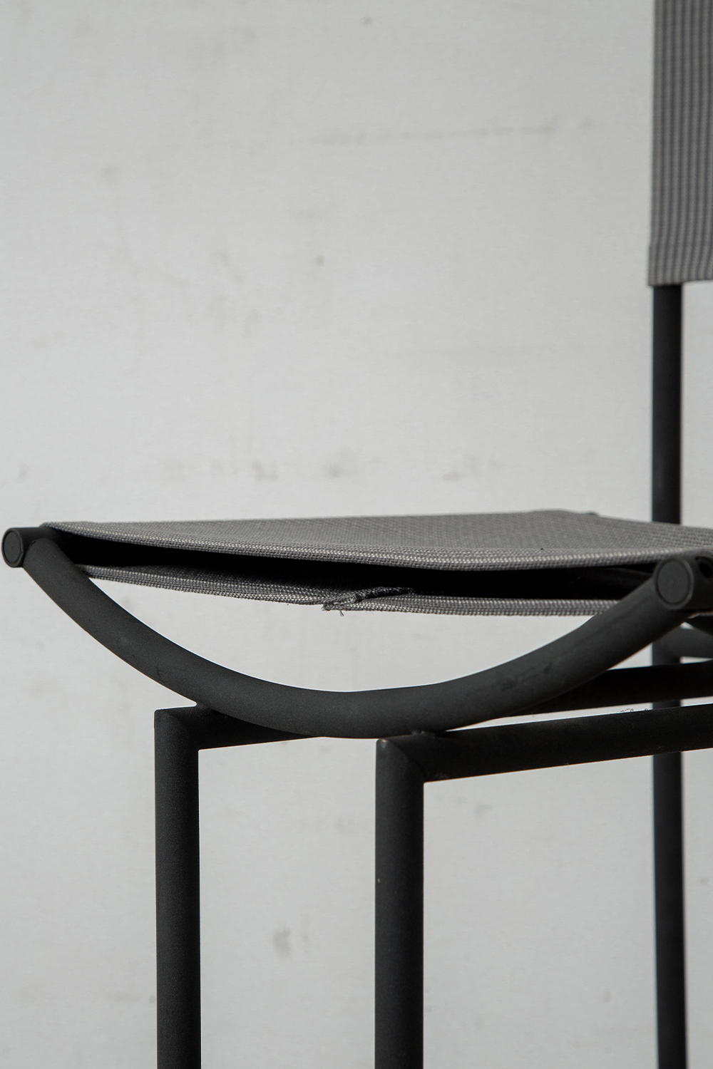 Model 91 Chair by Mario Botta for Alias in Fabric and Steel