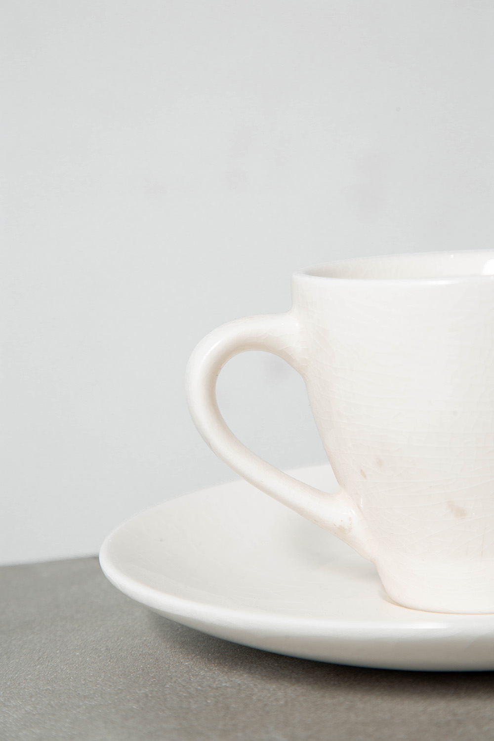 Coffee Cup & Saucer Set by Sori Yanagi for Matsumura & Co in Ceramic