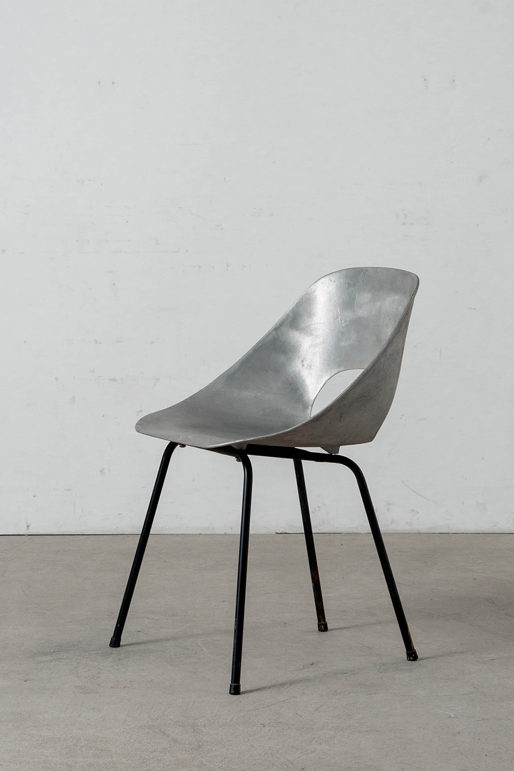 Tulip Chair by Pierre Guariche for Maison du Monde in Aluminium and Steel