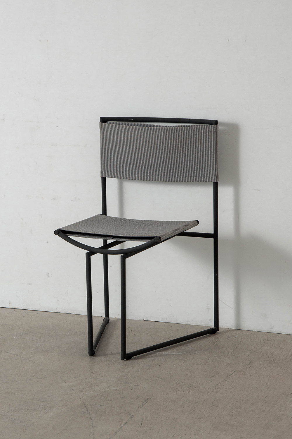 Model 91 Chair by Mario Botta for Alias in Fabric and Steel