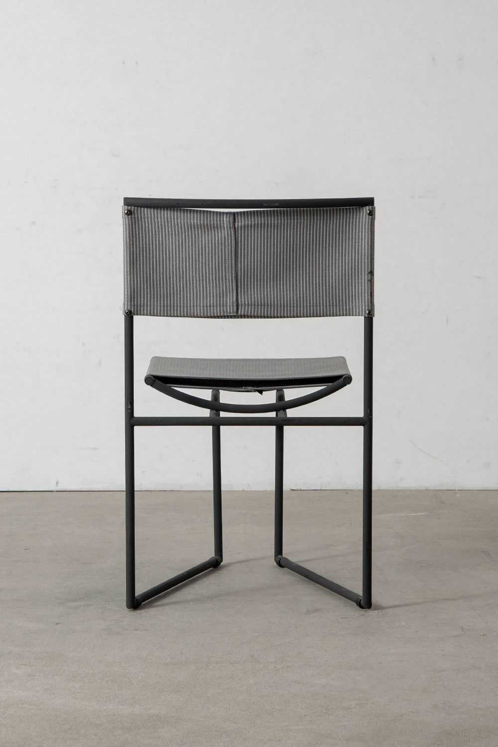 Model 91 Chair by Mario Botta for Alias in Fabric and Steel