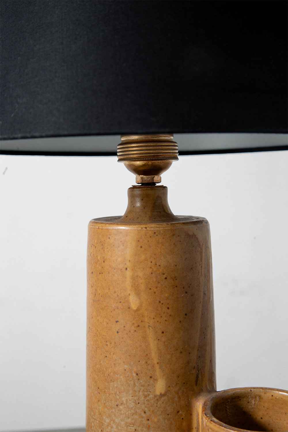 Table Lamp in Ceramic and Brass