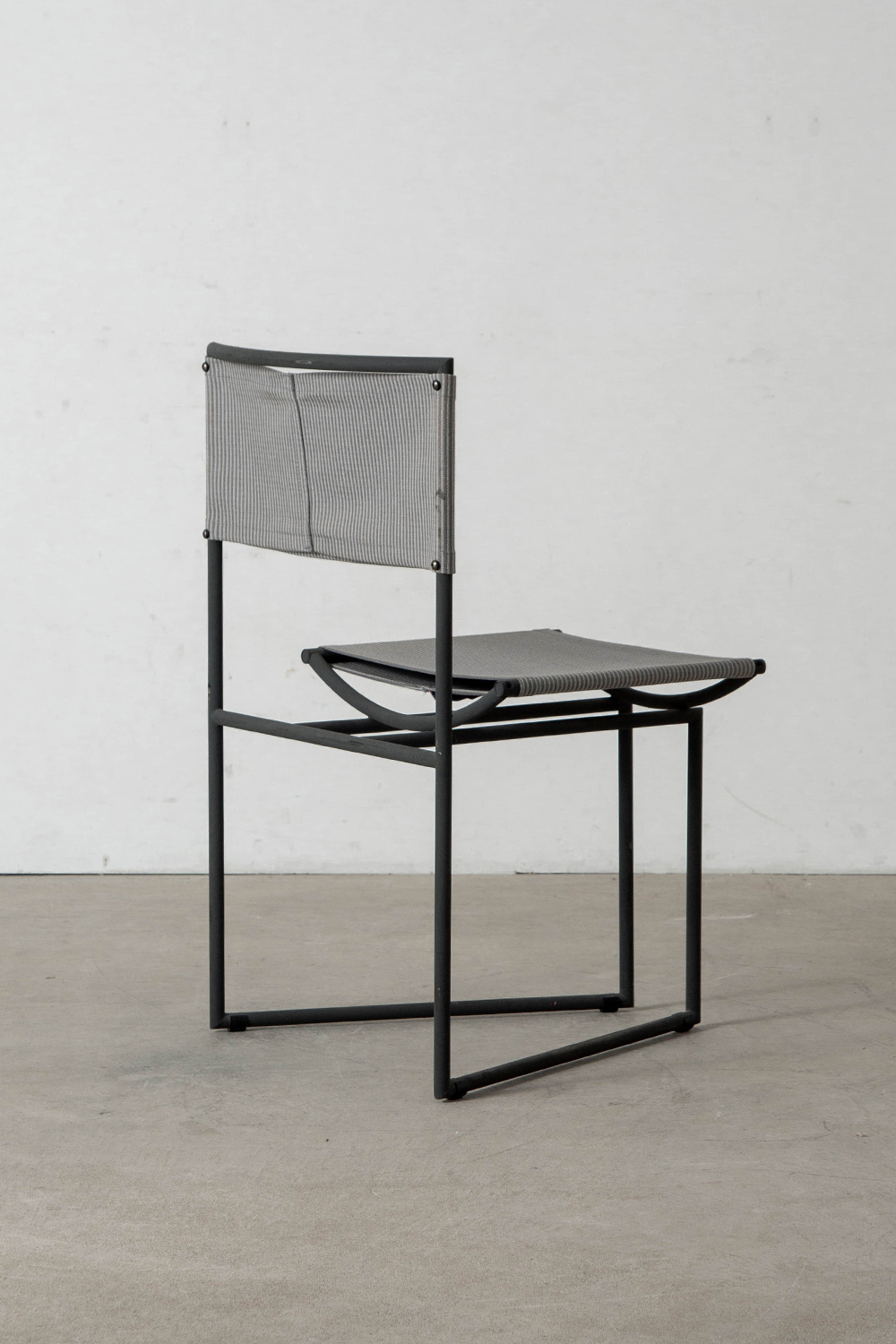 Model 91 Chair by Mario Botta for Alias in Fabric and Steel