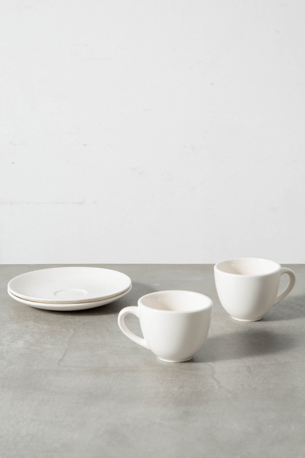 Coffee Cup & Saucer Set by Sori Yanagi for Matsumura & Co in Ceramic