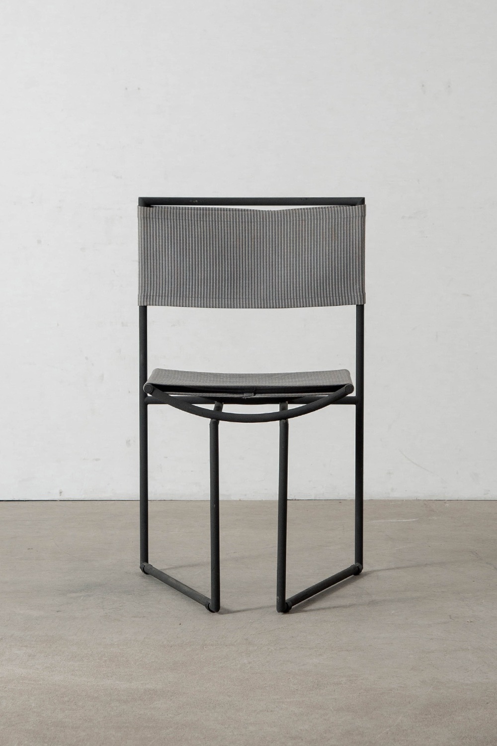 Model 91 Chair by Mario Botta for Alias in Fabric and Steel