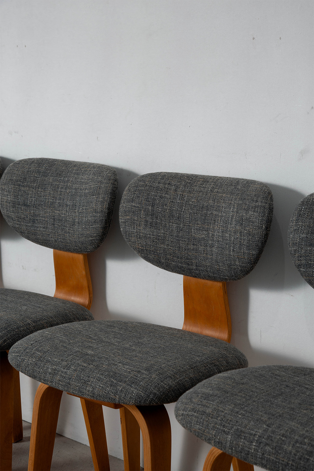 SB02 Dining Chair by Cees Braakman for Psatoe in Wood and Fabric