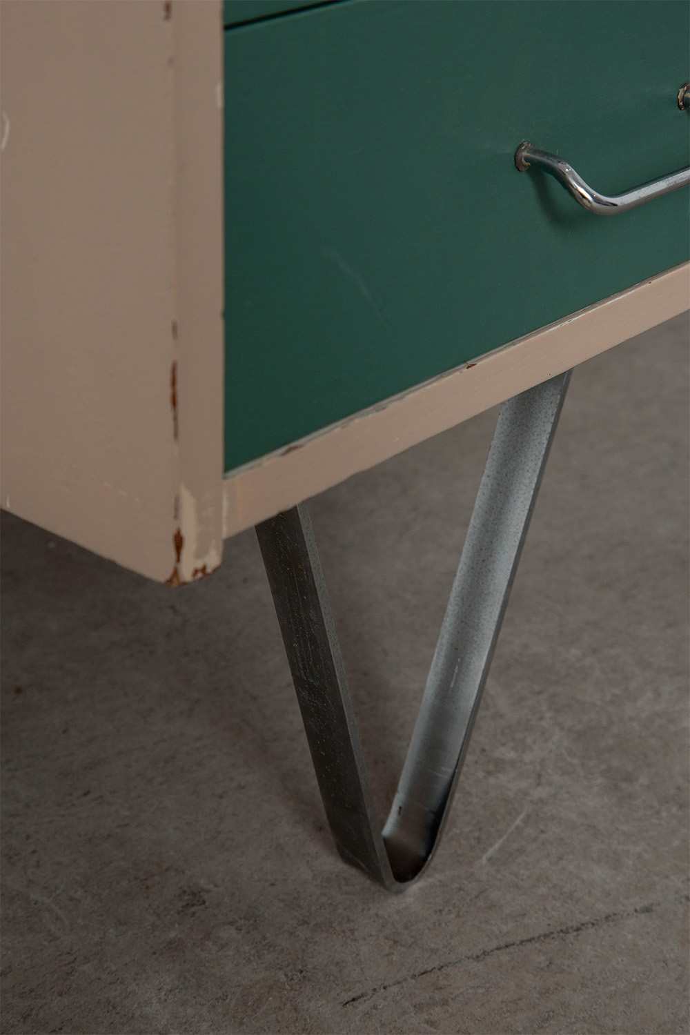 Desk by Cees Braakman for Pastoe in Wood and Steel