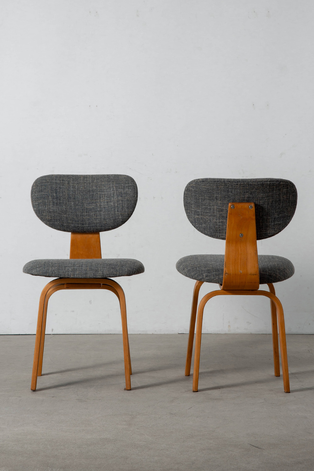 SB02 Dining Chair by Cees Braakman for Psatoe in Wood and Fabric